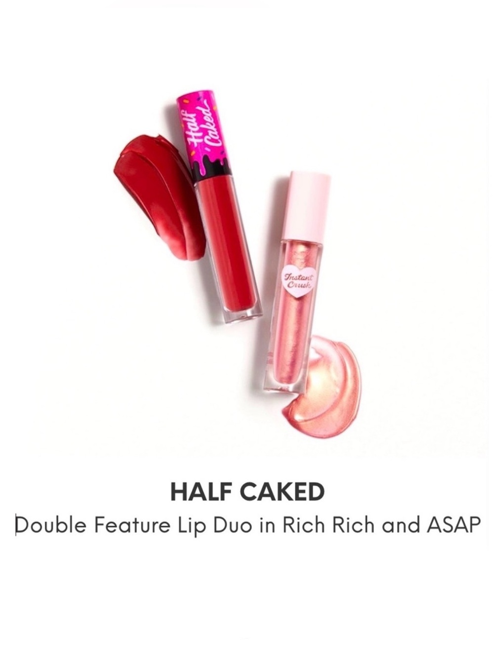 Double Feature Lip Duo in Rich Rich & ASAP - Red & Pink 💋